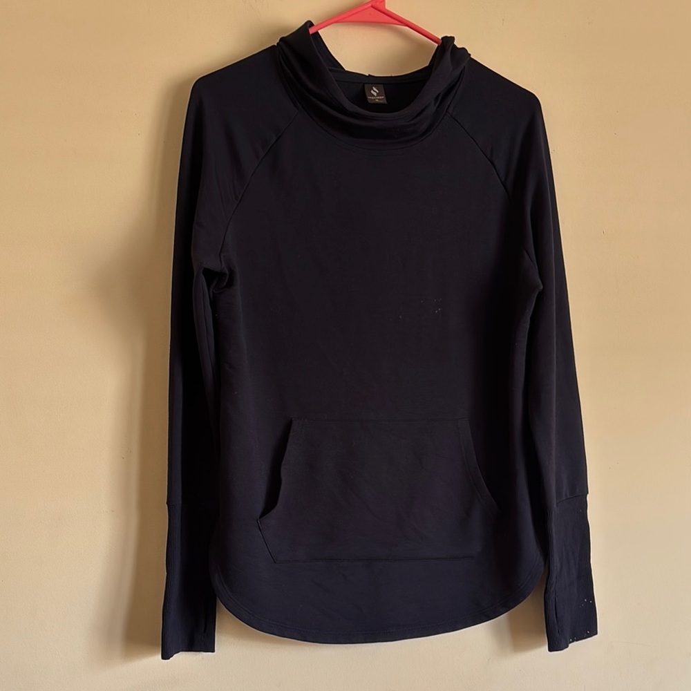 Skechers Women's Black Long Sleeve Hoodie Size Medium